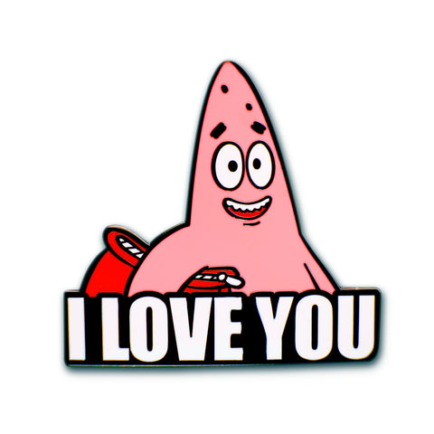 I Love you Patrick Spongebob enamel Pin