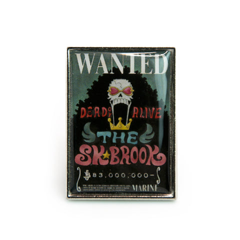 Soul King Brook Wanted Poster Pin