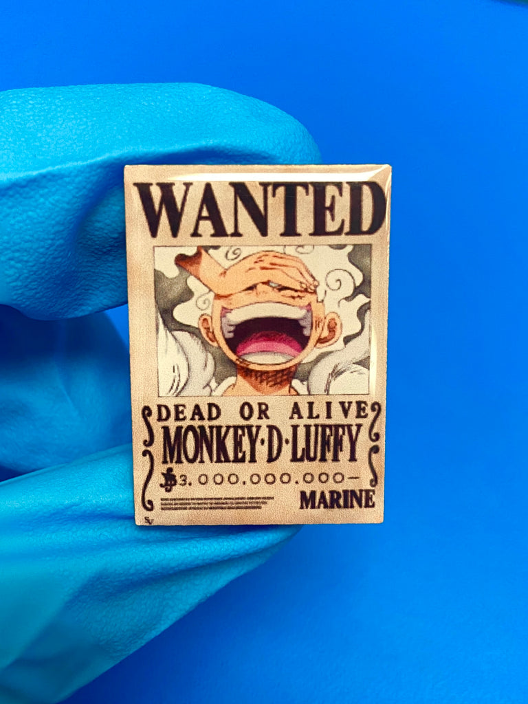 one piece gear 5 poster Gear 5 Luffy Wanted Poster Pin – Pin King