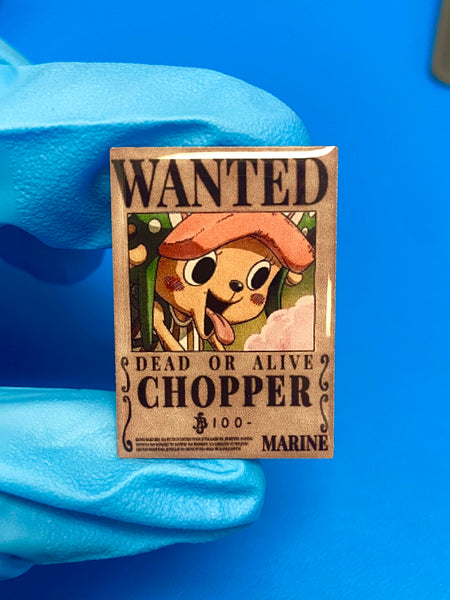 Chopper Wanted Poster Pin