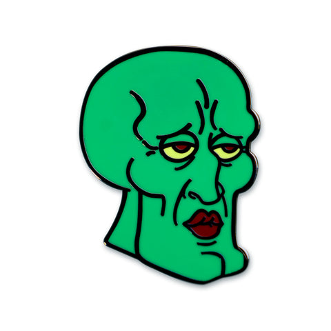 Handsome Squidward Enamel pin