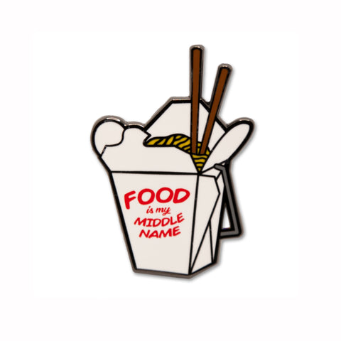 Food is my middle Name SophiaFoodPhan Enamel Pin