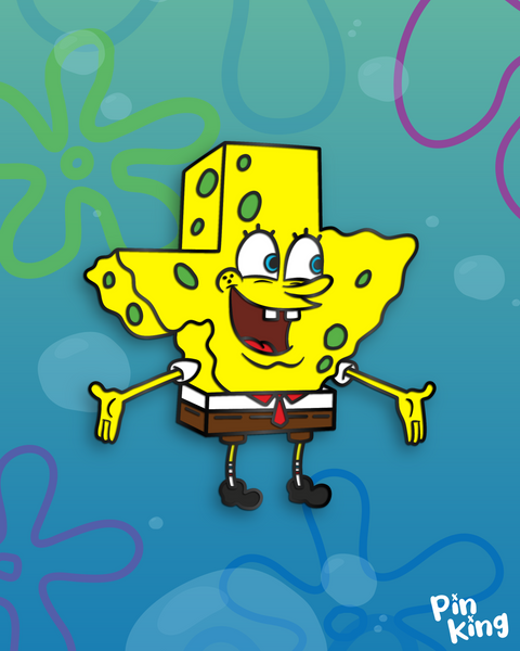 Texas Spongebob enamel Pin