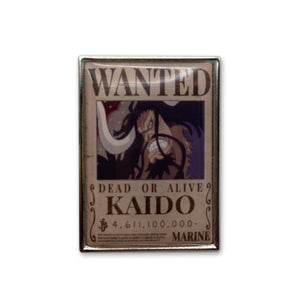 Kaido Wanted Poster Pin