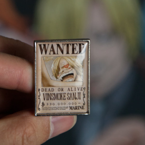 sanji wanted Poster Pin