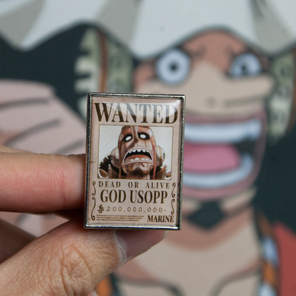 Usopp Wanted Poster Pin